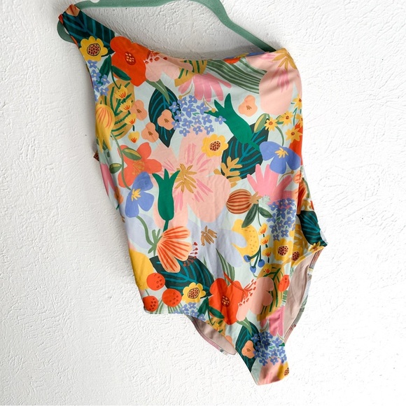 Rifle Paper Co. x Summersalt The Seamless Sidestroke Sicily Floral Sz 14 - Picture 2 of 6